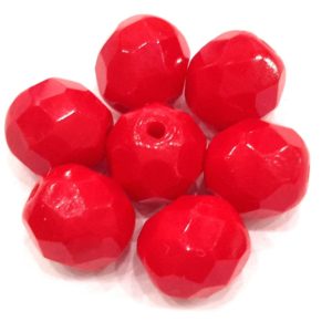 ROJO OPACO 8mm (50 unds)