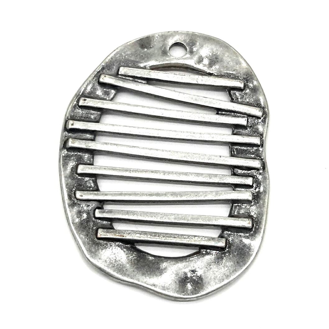 ANTIQUE SILVER METAL BASE A8252