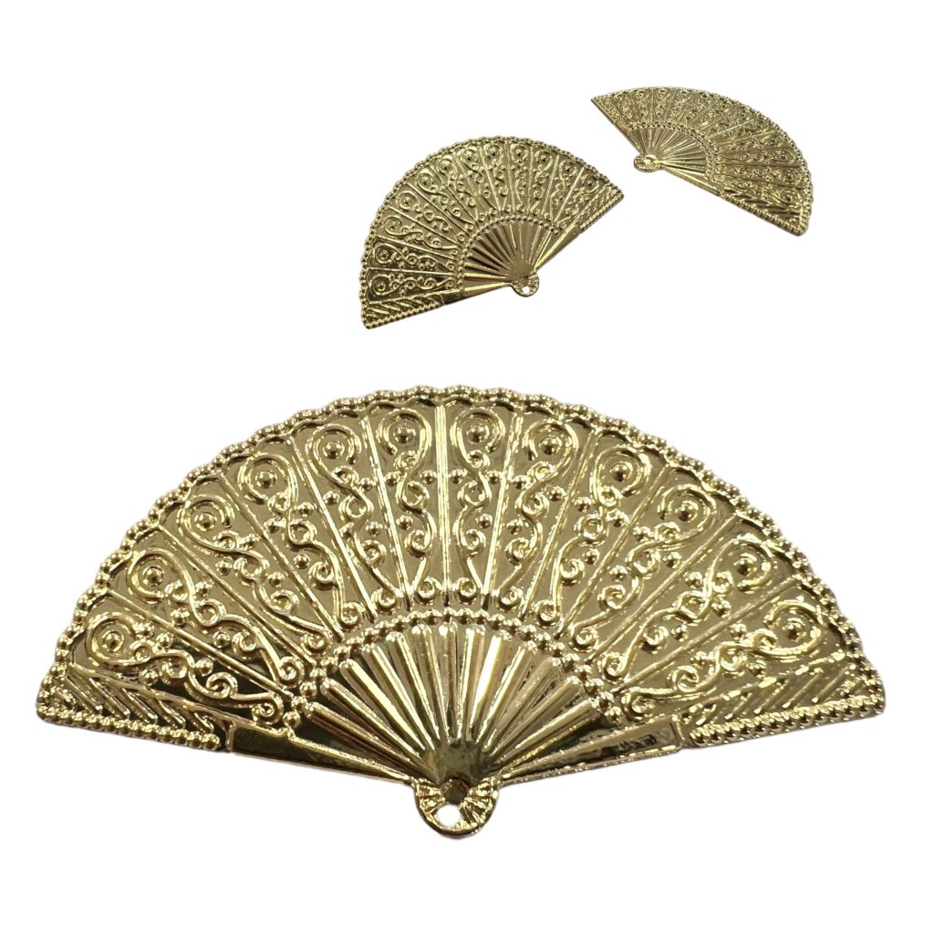 Abanico Dorado Para Hacer Complementos De Flamenca Vinda abanico-dorado-para-hacer-complementos-de-flamenca-vinda