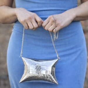 bolso in latÓn plateado portada