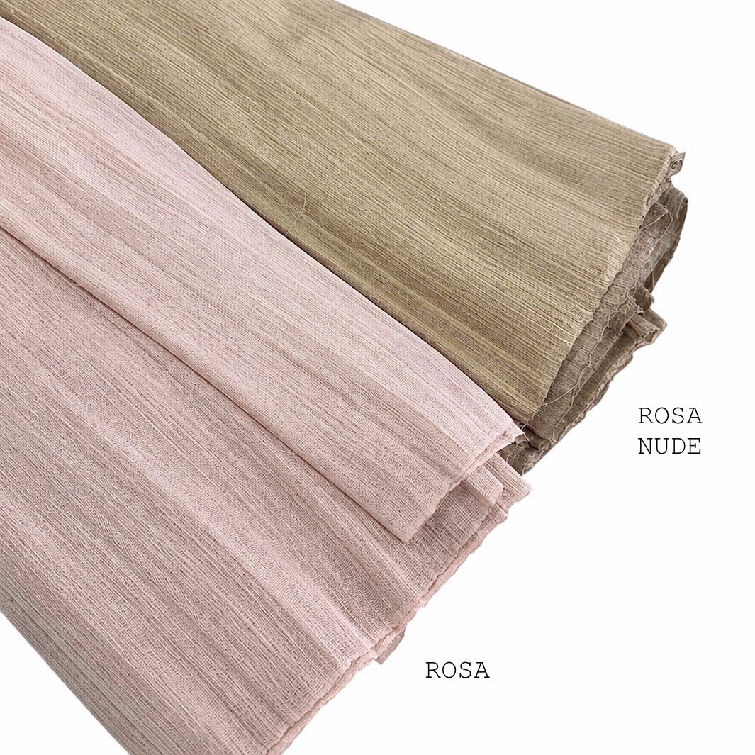 sinamay de seda 90x50cm alta calidad rosa nude