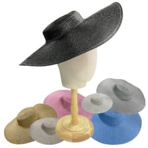 SYNTHETIC STRAW OR POLYPROPYLENE HATS