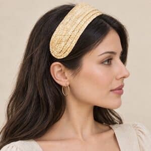 diadema de paja natural lisa portada