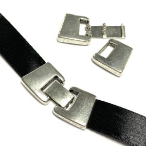 SILVER 15X3MM 2 PART TRIGGER CLASP