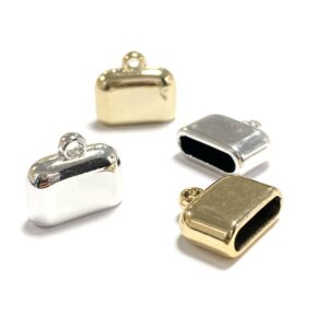 terminal de plÁstico plano con pase 25x8mm (12 uds)