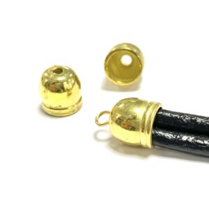 terminal dorado para cordÓn de 8mm (24 uds)