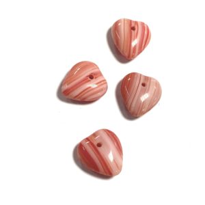 ABALORIO CORAZÓN DE CRISTAL
