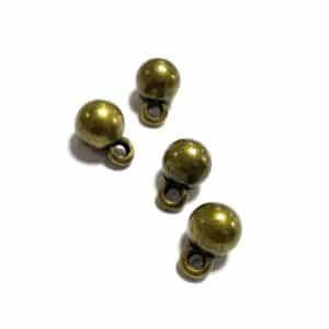 bola plÁstico oro viejo 8mm (25 uds)