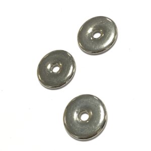 donut plÁstico plateado 22mm (12 uds)