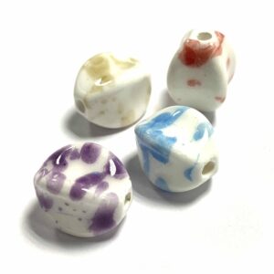 abalorio de cerÁmica colors 18x12mm (12 uds)