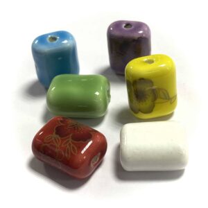abalorio de ceramica 18x15mm (12 uds)