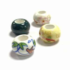 abalorio de ceramica 13mm (12 uds)