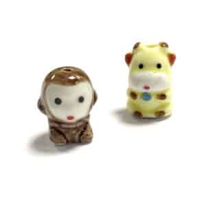 abalorio de ceramica animals (12 uds)