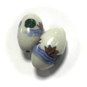 abalorio de ceramica river 26x17mm (6 uds)