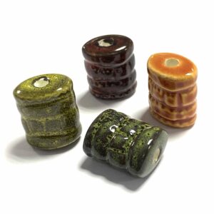 abalorio de ceramica 24x19x14mm (6 uds)