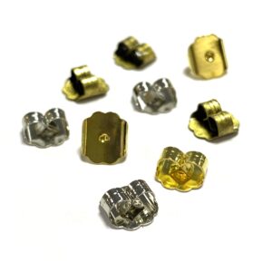 tuerca metÁlica para pendiente 8x9mm (24 uds)