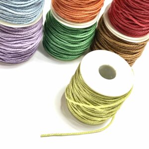 cordÓn de algodÓn trenzado 2mm (45 metros)