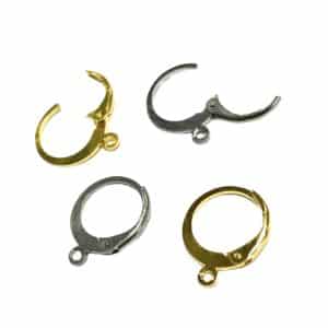 12MM GOLD STAINLESS STEEL DESIGN EARWIRE