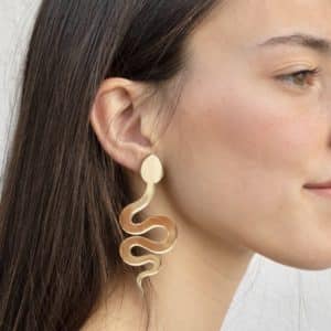 PENDIENTES METACRILATO SERPIENTES