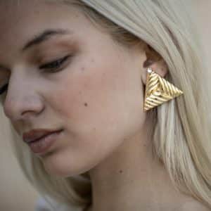 PENDIENTES GOLD TRIANGLE