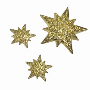 estrella 10 puntas dorada (tamanños)