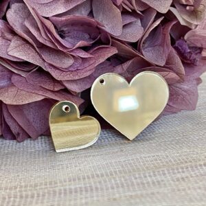 colgante corazÓn metacrilato