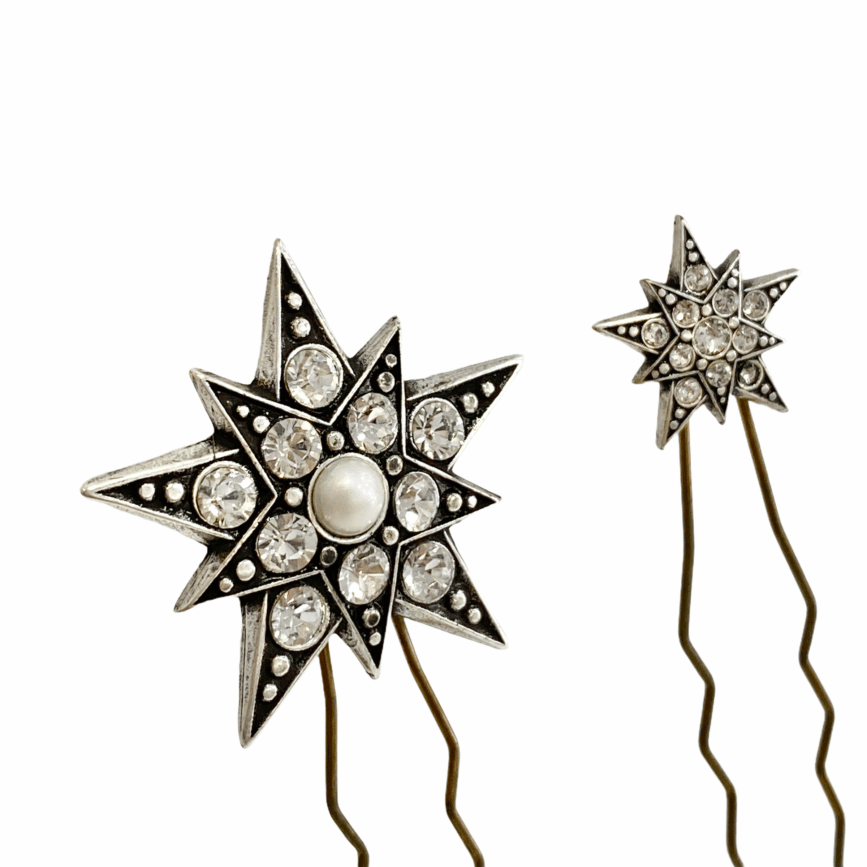 10-POINTED STAR SILVER PLATED