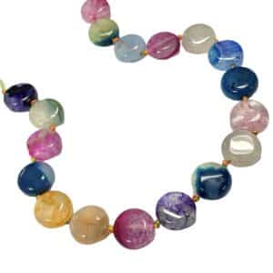 tira Ágata multicolor 15mm (24 uds)