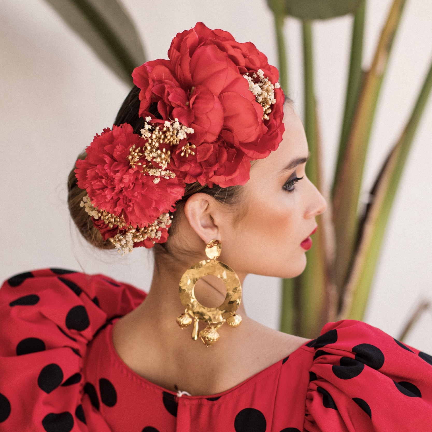 Complementos de flamenca, Flores de flamenca