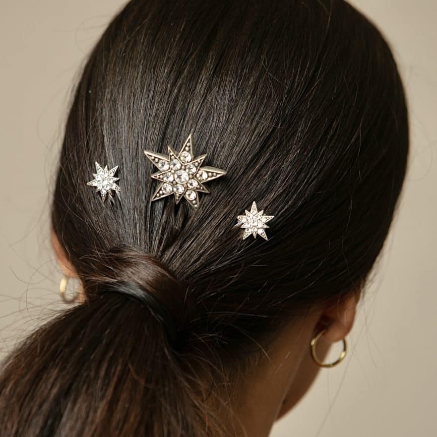 10-POINTED STAR SILVER PLATED