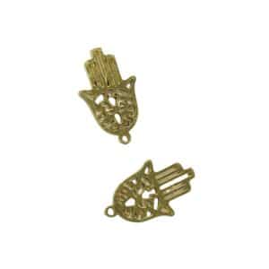 charm dorado acero inoxidable mano de fÁtima 19x11mm