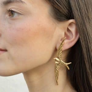 PENDIENTES DE FIESTA GOLONDRINAS