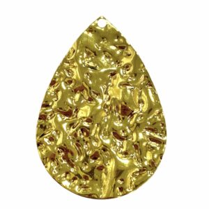 lagrima 33x23mm oro brillo
