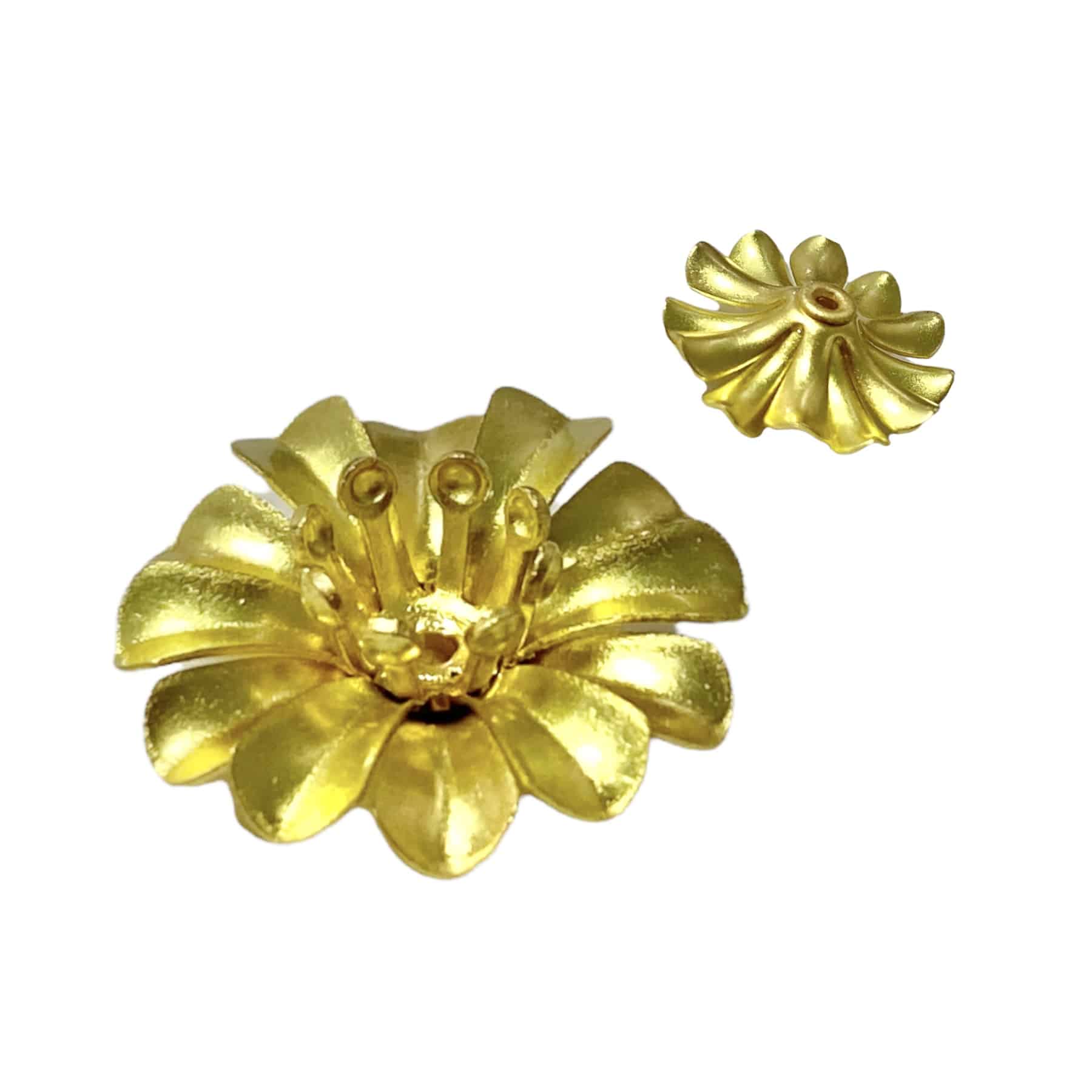 Gold flower base 15mm | Vindastore.com
