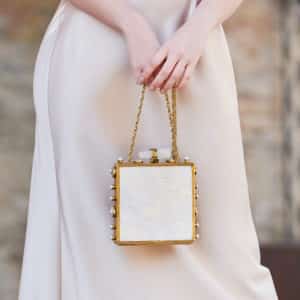 Bolso joya dorado Lavanya