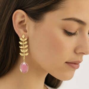pendientes mumbai rosa portada
