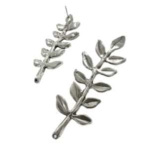 SILVER PLATED AP BRANCH EARRING