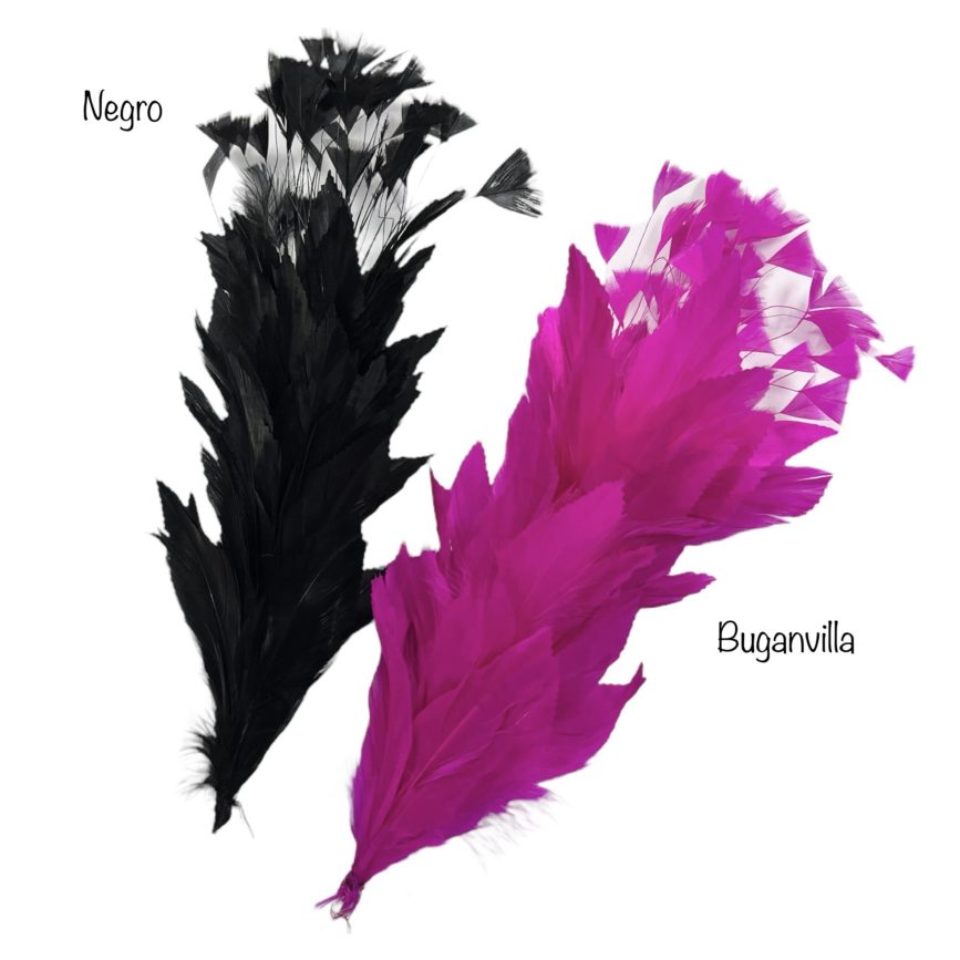 GOOSE-ROOSTER FEATHERS POM