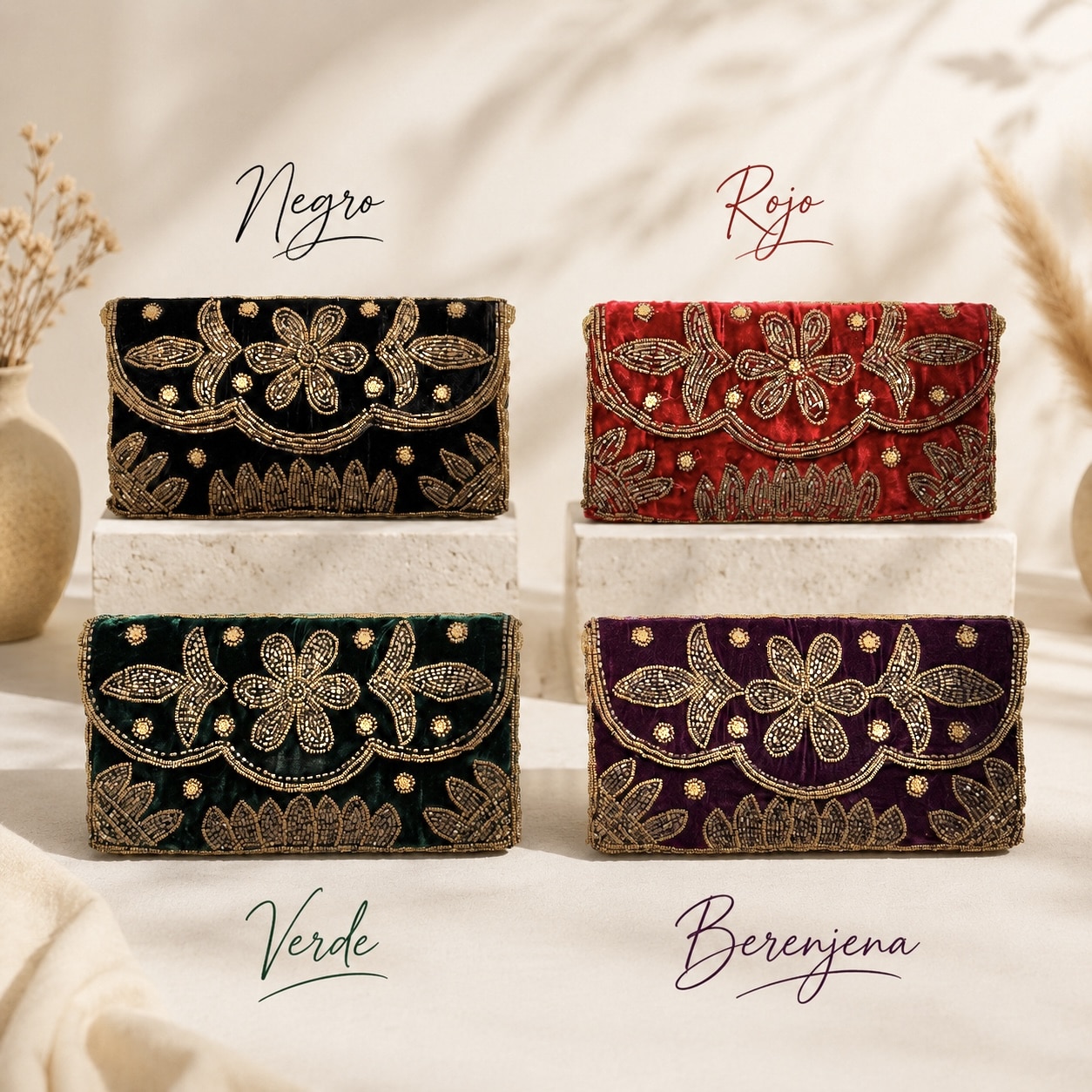 bolso minori para bodas de colores