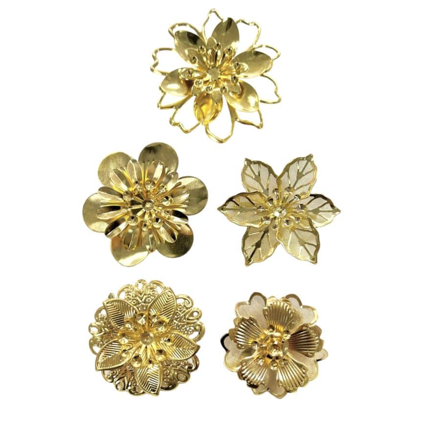 LOWCOST GOLD BROOCHES COLLECTION