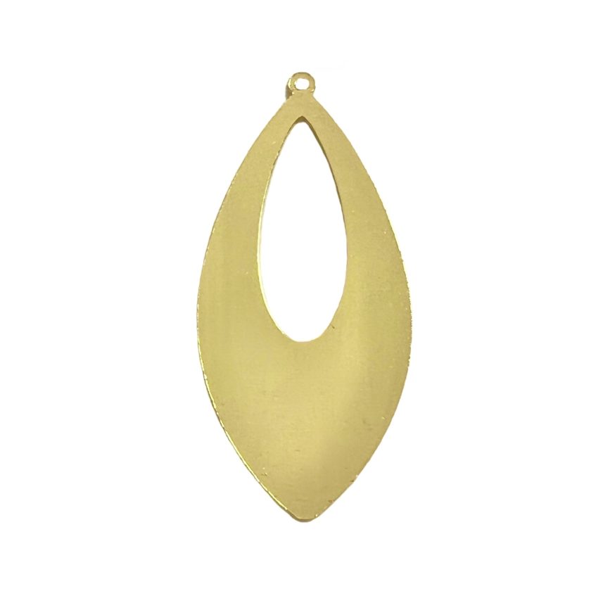 GOLD TEARDROP-SHAPED RING