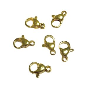 mosquetÓn dorado de acero inoxidable 13mm