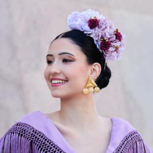 Ramillete de flamenca lila remedios portada