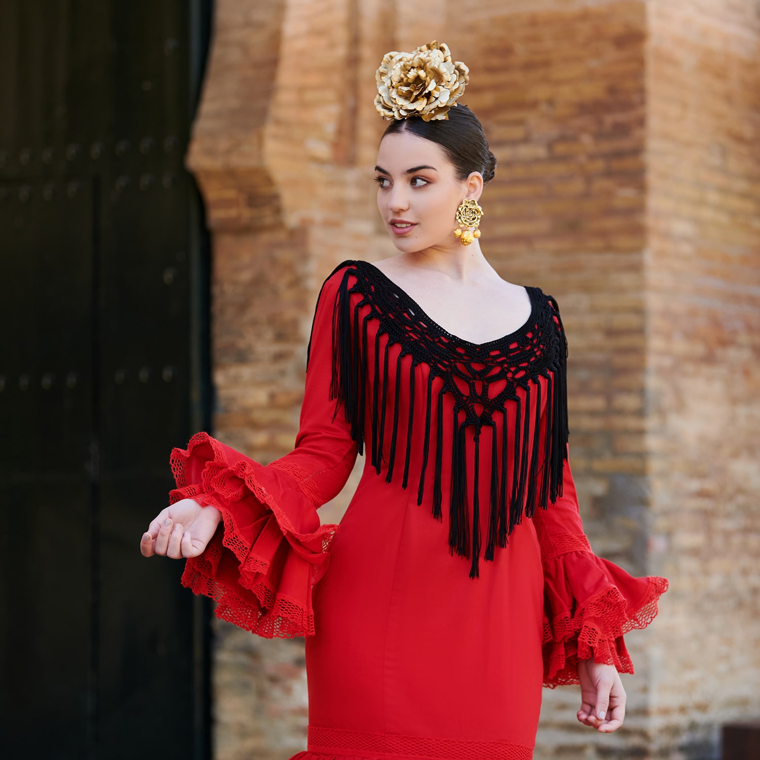 GOLD AND BLACK FLAMENCO OUTFIT Vindastore
