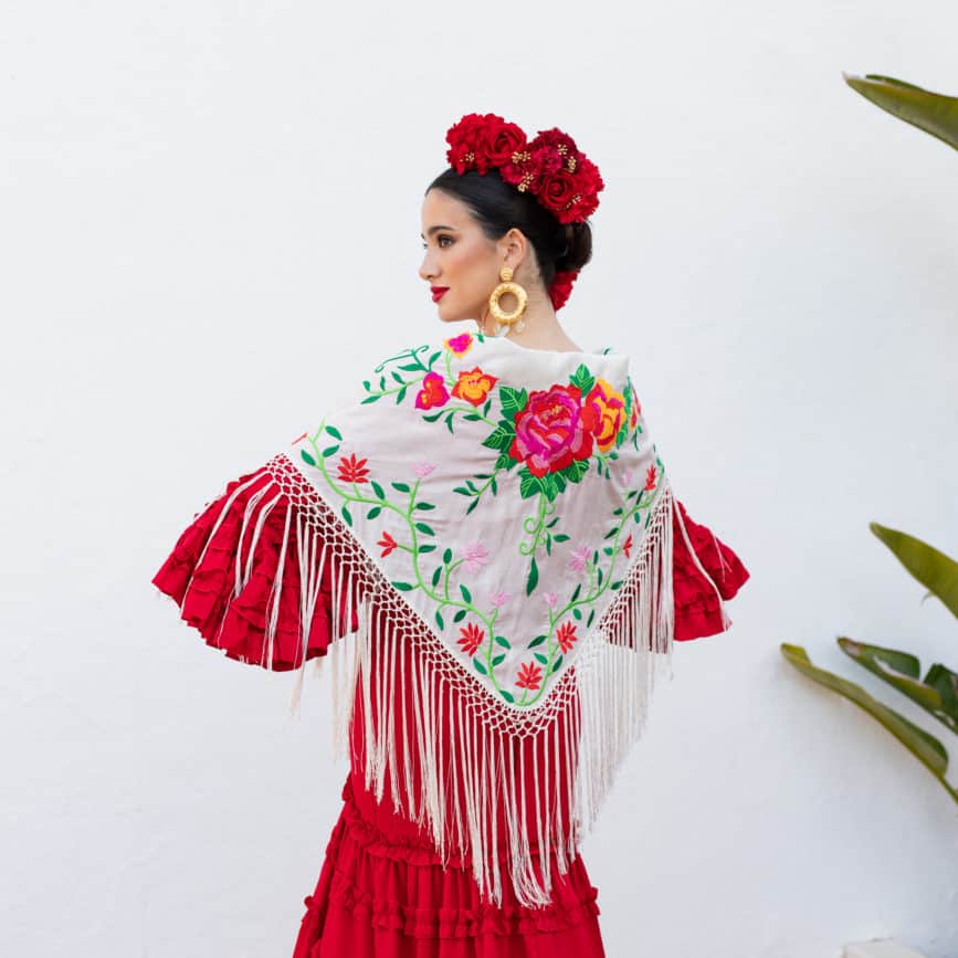 mantoncillo de flamenca rosario marfil portada