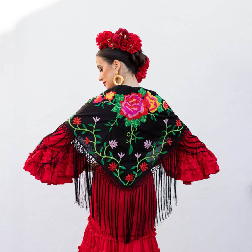mantoncillo de flamenca rosario negro portada