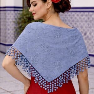 mantoncillo de flamenca de madroÑos ducados con modelo