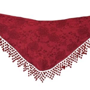 mantoncillo de flamenca de madroños rojo portada