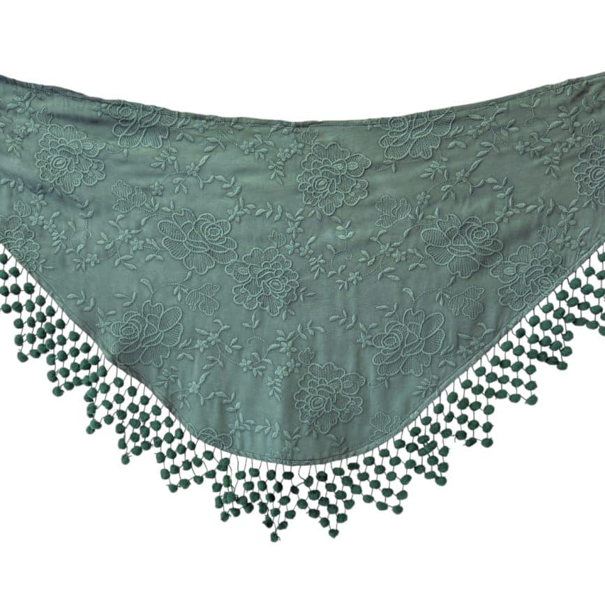 mantoncillo de flamenca de madroÑos verde PORTADA