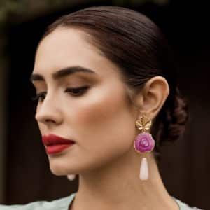pendientes de fiesta especiale en rosa portada
